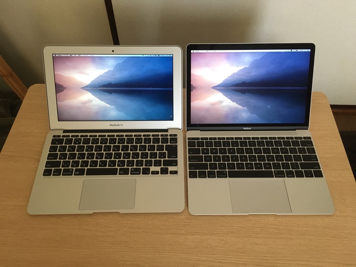 MacBook 12とMacBook Air 11の外観を詳しく比較してみた | SmCo memory
