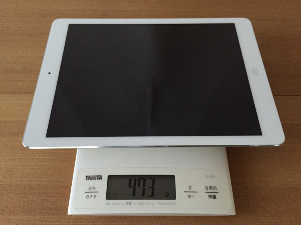 weight-iPad Air