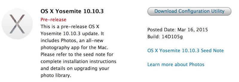 OS X 10.10.3 beta4