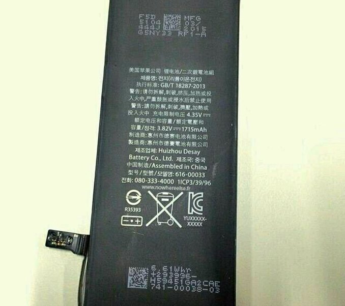 iPhone 6c battery leak