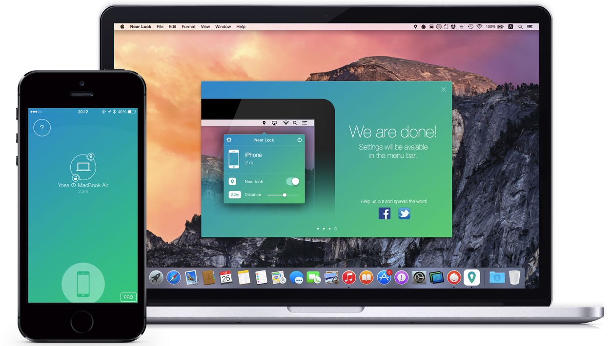Iphoneが離れると自動でmacをロックする Near Lock Pro版が期間限定で無料提供中 Smco Memory